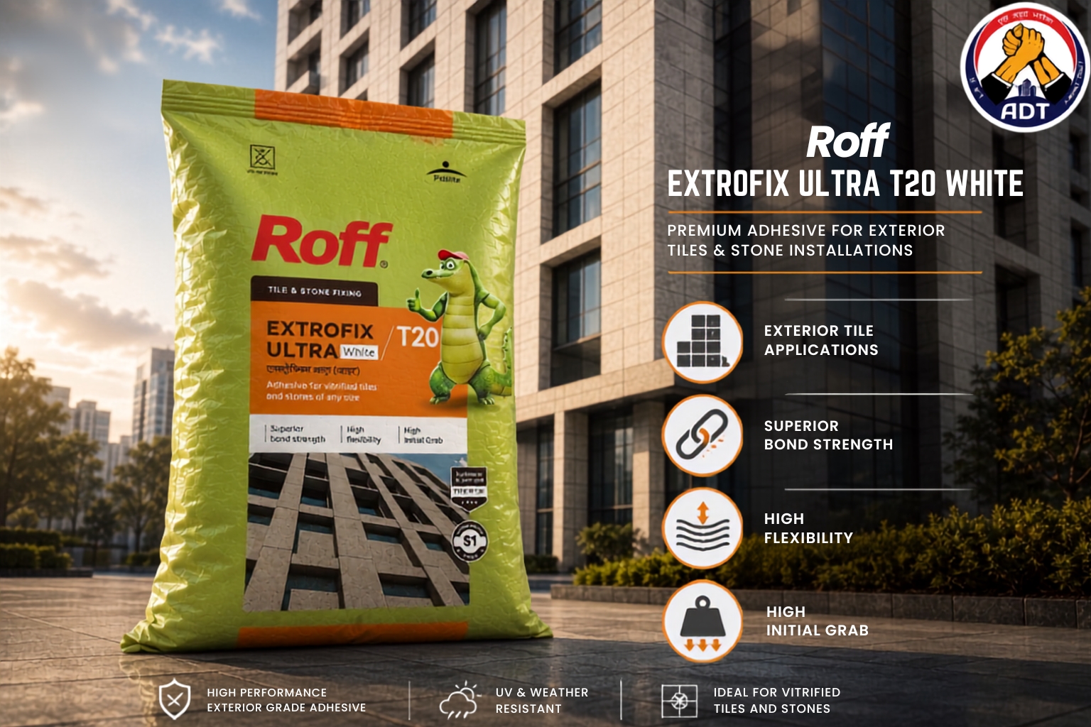 T20 Extrofix Ultra Adhesive (White)
