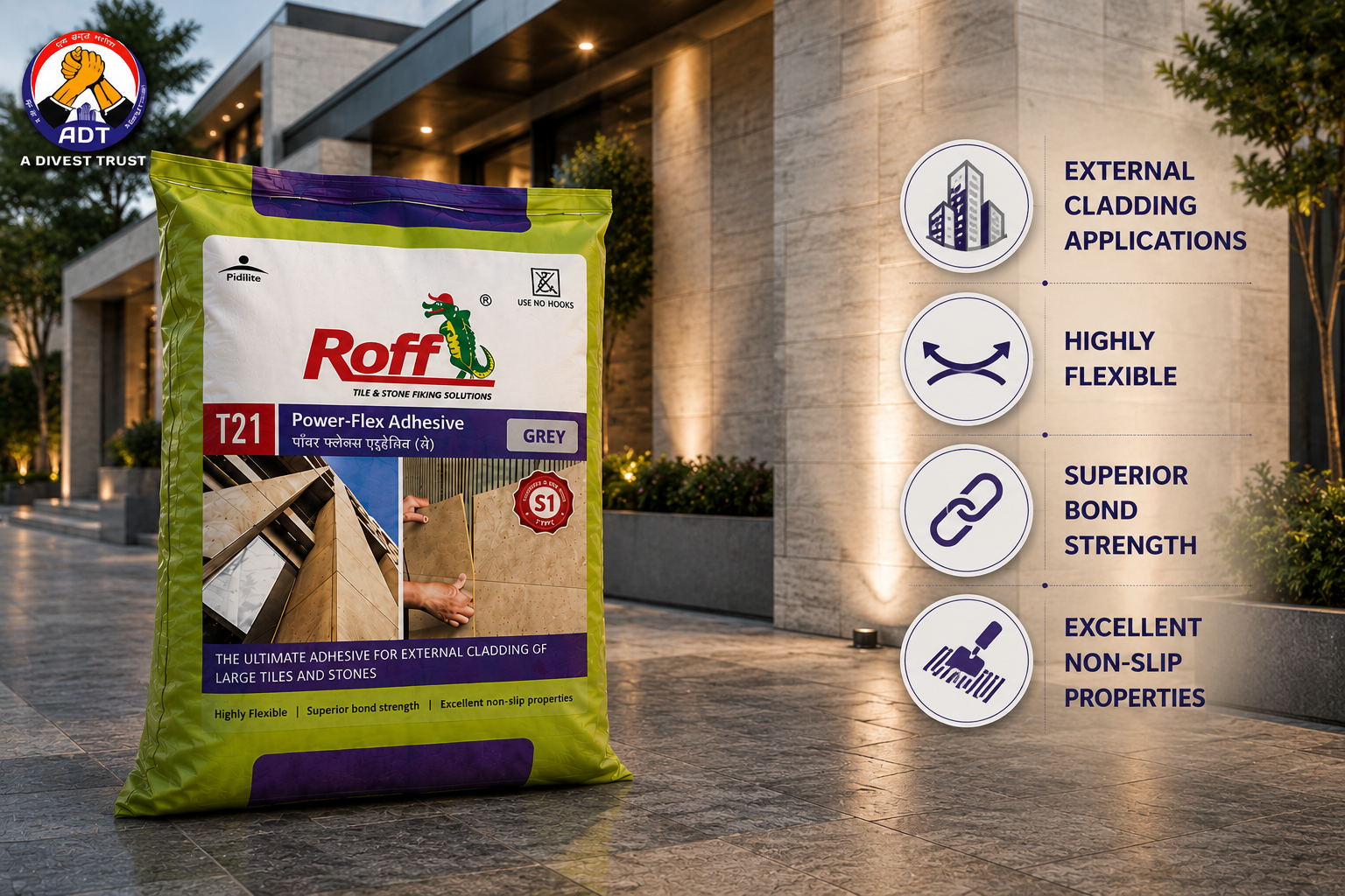 T21 Extrofix Ultra Adhesive (Grey)